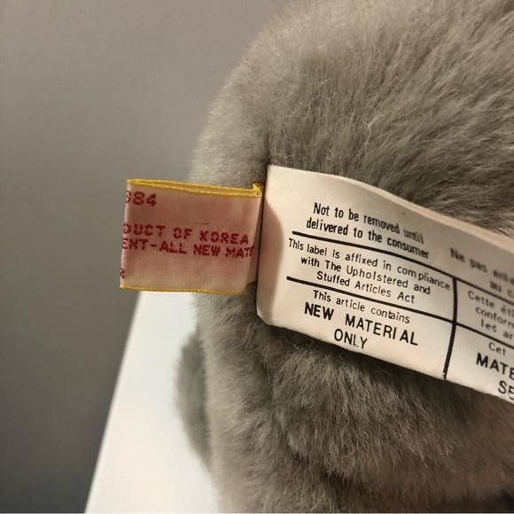 Vintage Dakin Fun Farm Grandpaw Bear Plush Grey Glasses Blue Sweater Tags - Picture 10 of 14